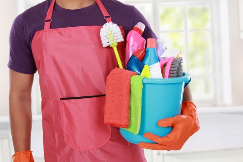 Thorough kitchen cleaning during an end of tenancy clean in Highbury
