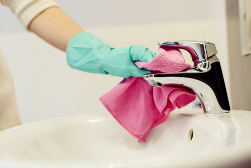 Curtain cleaning service for a Highbury living room window