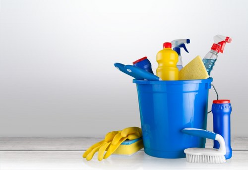 Cleaner preparing a Highbury property for new occupants