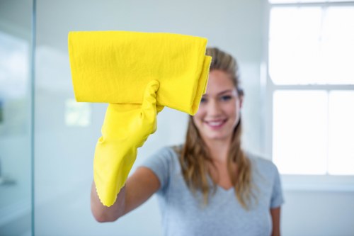 Local technician deep cleaning a mattress in Highbury